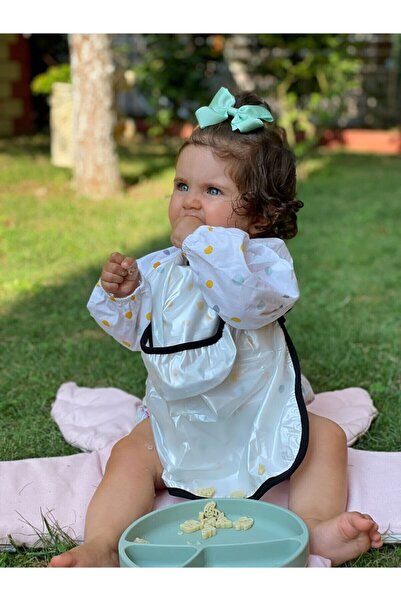 Timburly Easy to Wipe Sleeves and Non-Sleeve Printed Baby Bib