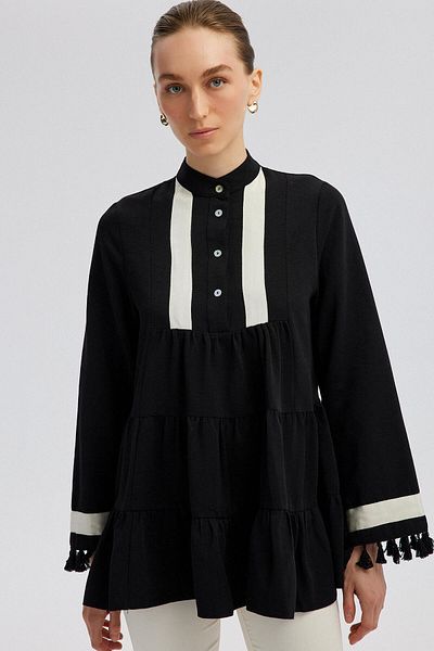 Touché Privé Linen Textured Tunic