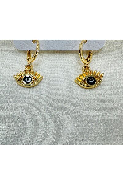 ÇELİKSİLVERTAKI Beaded Eye Evil Eye Earrings