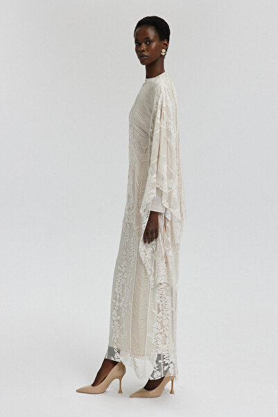 Touché Privé Δαντελένια μπλούζα με μανίκια με λεπτομέρειες