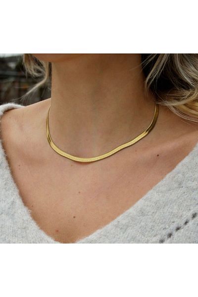 lysiaaccessory Italian Steel Chain Necklace
