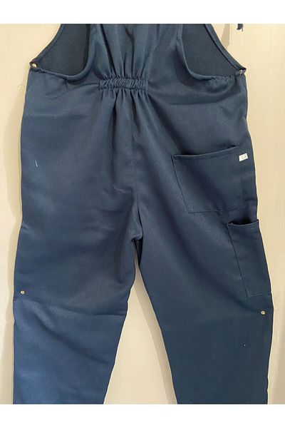 Novax Navy Blue Strappy Gardener Medical Worker Overalls - Professional Boxed
