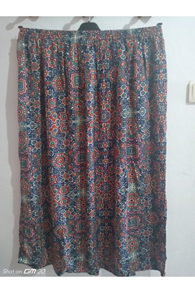 hoaryage Model din viscoză - țesătură de presare, fustă maxi pentru mamă cu talie elastică