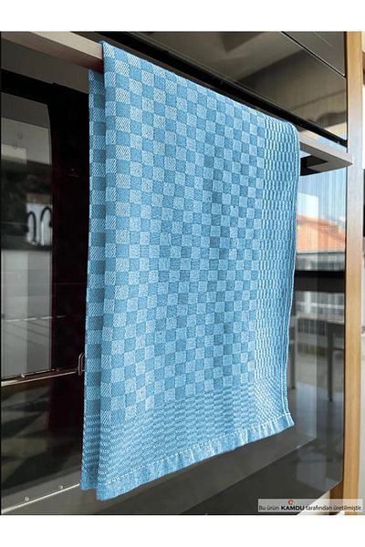 Neesh 4-Piece TURQUOISE Plaid Patterned German Napkin - Kitchen Towel and Drying 40x60cm