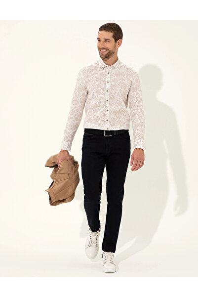 Pierre Cardin Erkek Acik Kahverengi Gömlek G021Sz004.000.1374679