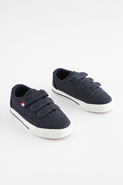 Next Baby Navy Banded Sneakers