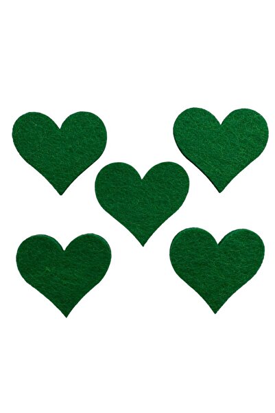 kalben accessories 20 قطعة من اللباد على شكل قلب - مادة اللباد