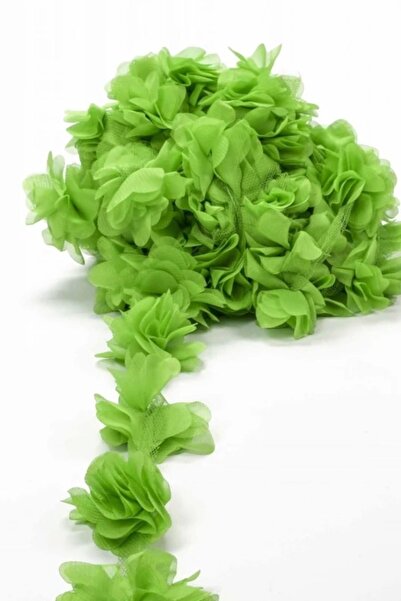 kalben accessories شريط ورد أخضر مقطوع بالليزر - نمط زهور، 26 قطعة