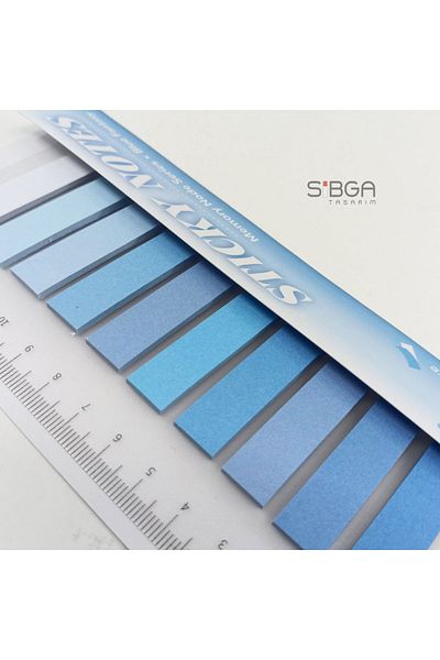 sibga tasarım Colored Paper Postit Post-it Post ItBookmark Bookmark Postit Sticker Note Paper 200 Sheets