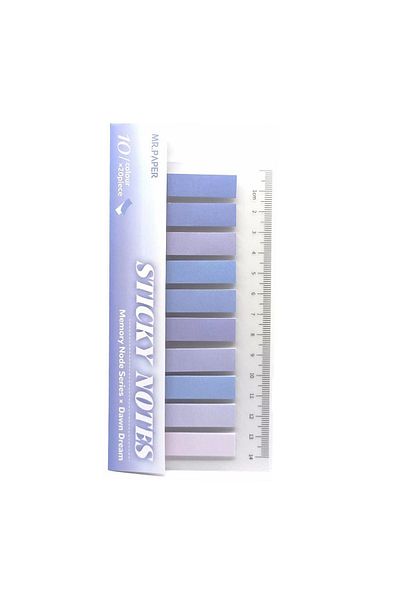 sibga tasarım Colored Paper Postit Post-it Post ItBookmark Bookmark Postit Sticker Note Paper 200 Sheets