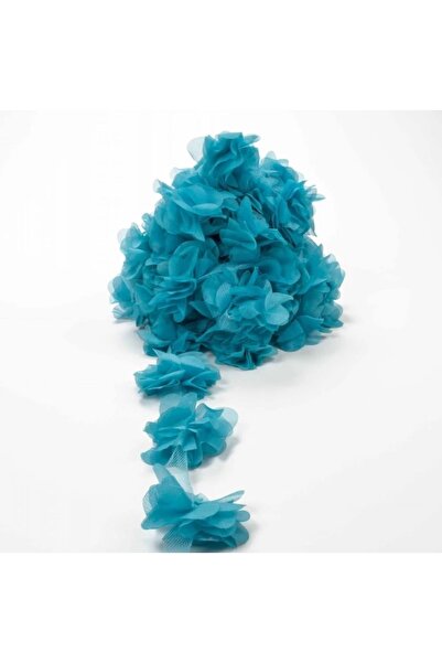 kalben accessories شريط وردة على شكل زهرة فيروزية مقطوعة بالليزر - 26 قطعة ديكور