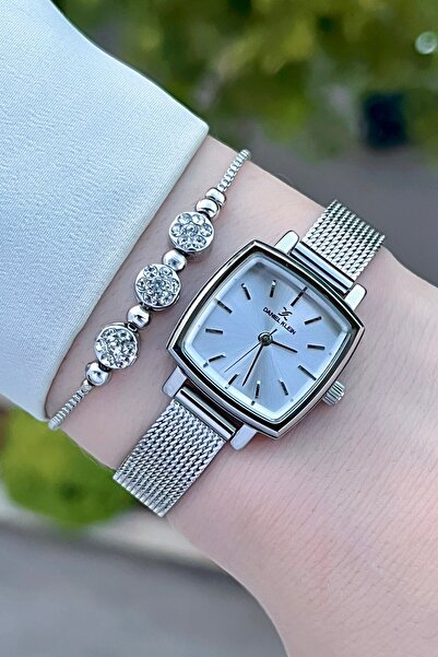 Daniel Klein Metalik Renk 2 Yıl Garantili Kadın Kadın Kol Saati ve Bileklik