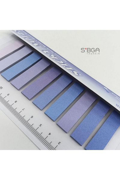 sibga tasarım Colored Paper Postit Post-it Post ItBookmark Bookmark Postit Sticker Note Paper 200 Sheets