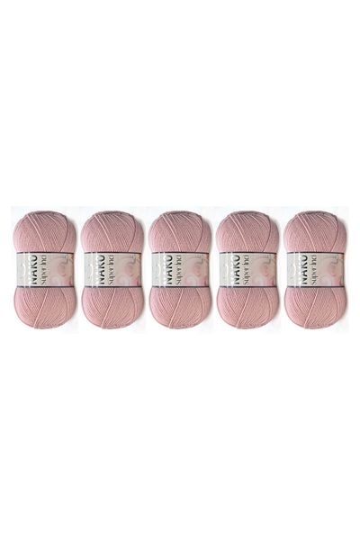 NAKO 100 Gr 5 τεμάχια Super Pearl Πλεκτό Χέρι - Χρώμα 10215 Ορτανσία