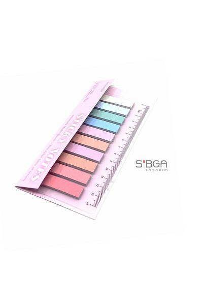 sibga tasarım Colored Paper Postit Post-it Post ItBookmark Bookmark Postit Sticker Note Paper 200 Sheets