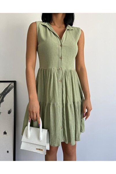 Elizan Krinkıl Kumaş Elbise