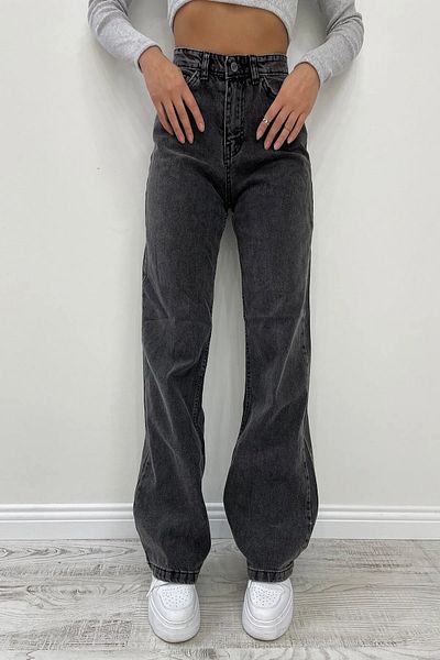 Livik Hobbit Girl's Lycra High Waist Loose Leg Jeans