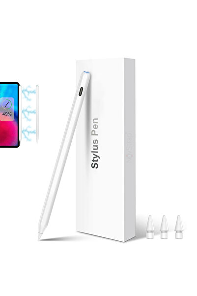 NovStrap Apple iPad Air 11/13 inç ile Uyumlu Tablet Kalemi Pencil, Avuç İçi R...