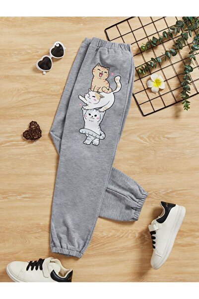 lolyme 2 noi pantaloni de trening jogger cu talie înaltă