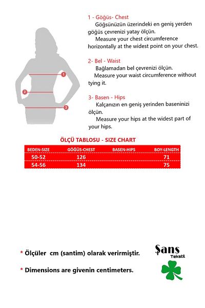 Şans Bluză cu decolteu în V, colorată, cu mâneci capri, cu modele de mărime mare - 65N38001
