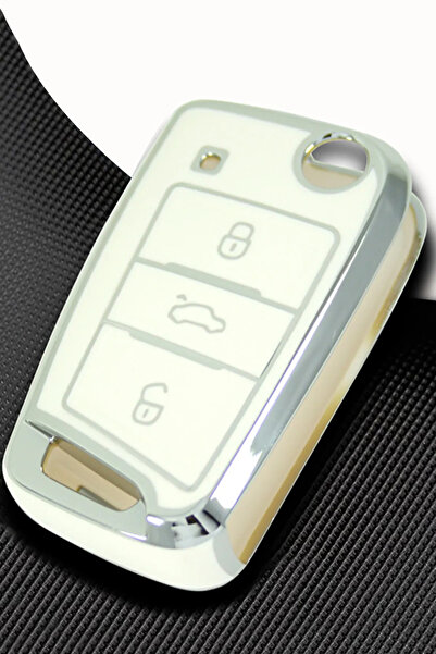 bigkey Skoda Octavia Superb 2015+ - Cupa cheii cu telecomandă cu logo cu 3 butoane