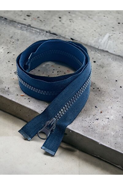 MERKEZAKSESUAR Lacivert Kemik Diş Mont ve Çanta 75 Cm