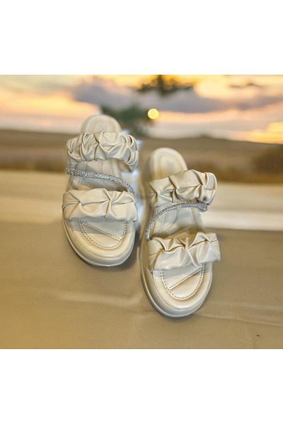 Lion Papuci ortopedici eleganti - Snur cu detaliu de piatră
