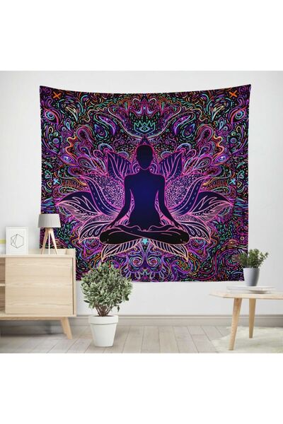 PASAJ HOME Colorful Yoga Duvar Örtüsü