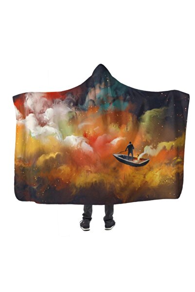 PASAJ HOME Boat Kapşonlu Battaniye