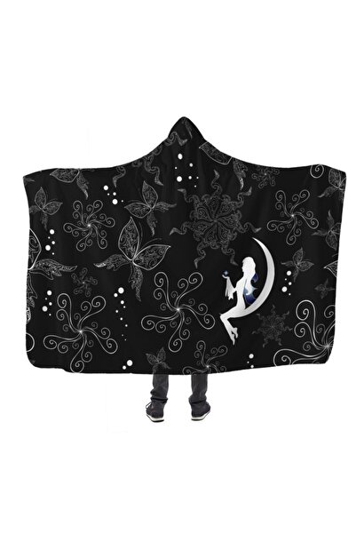 PASAJ HOME Butterflies Kapşonlu Battaniye