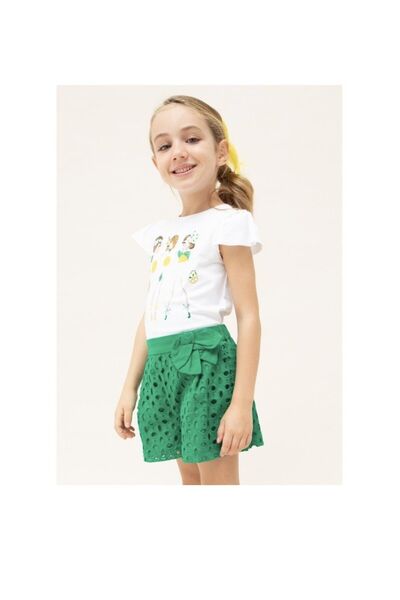 MAYORAL Girl's Scallop Shorts - Comfortable and Stylish Design