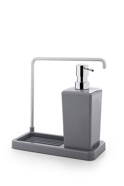 Prima Nova Luna Kitchen Liquid Soap Dispenser Λευκό, με υφασμάτινο λουρί