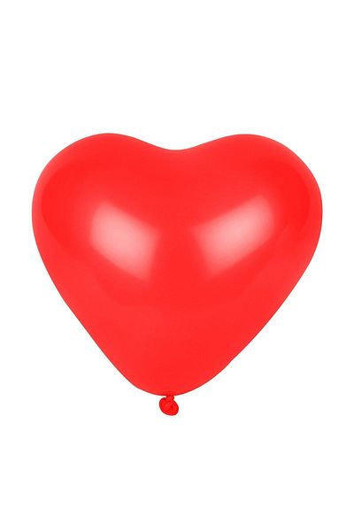 BalonEvi Red Color Heart Pastel Balloon 10 Pieces 12 Inch Valentine's Day, Birthday, Marriage Proposal Balloon Set