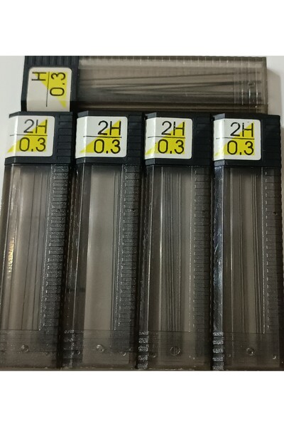 Tombo TOMBOW MİN KURŞUN KALEM UCU 0.3,  2H-H / 5’Lİ (4 kutu 2H - 1 kutu H)