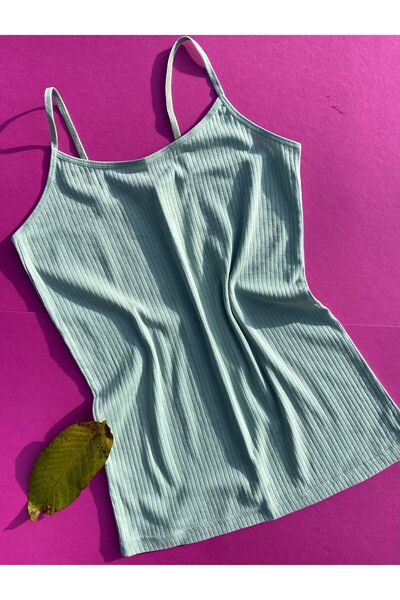 VicTroy Cotton 3-Piece Rope Strap Corded Lycra Green, Ecru, White Women's Athlete 64v20