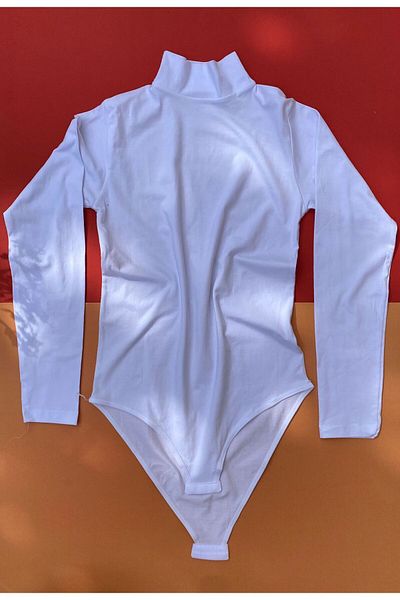 VicTroy Buckled 2-Piece Black And White Long Sleeve Cotton Flexible Women's Athlete-body 61v81
