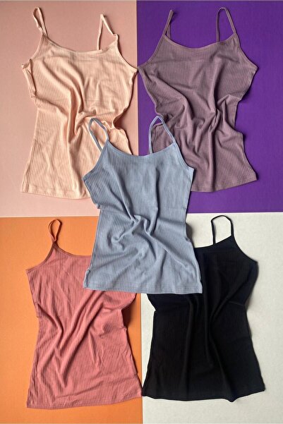 VicTroy Γυναικείο μπλουζάκι από βαμβακερό και λύκρα με κορδόνι με 5 κορδόνια