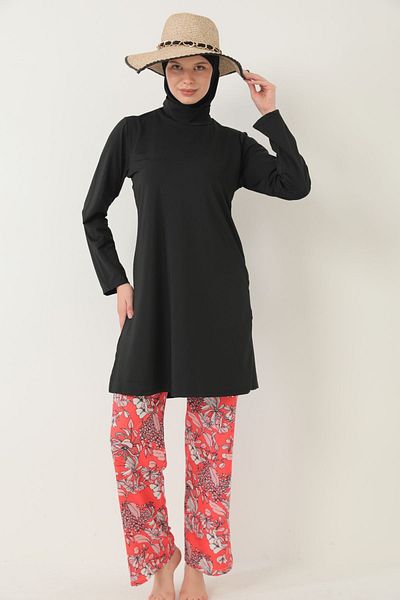 medipek Vollständig bedeckter Hijab-Badeanzug aus Lycra