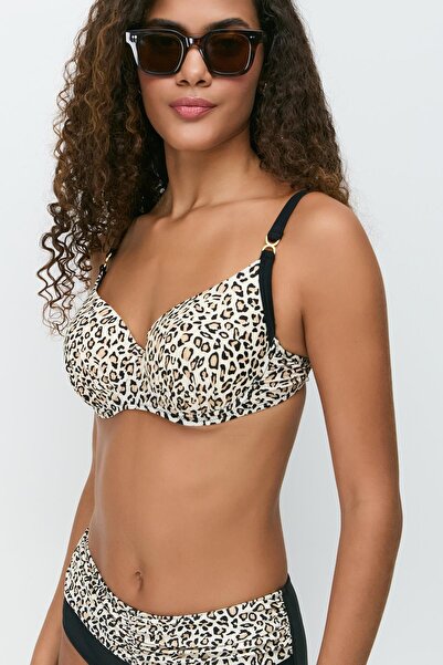 C&City Leopárd mintás borított bikini szett - 3288