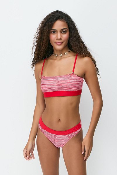 C&City Roter trägerloser Bikinianzug 3265