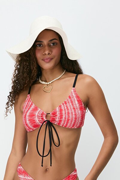 C&City Önden Bağlama Bikini Takım 3256 Kırmızı
