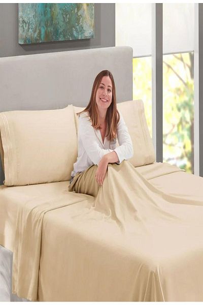 PIRILTI COLLECTION Double Bed Sheet Set - King Size (200X200 30 cm 50X70 2 Pcs)