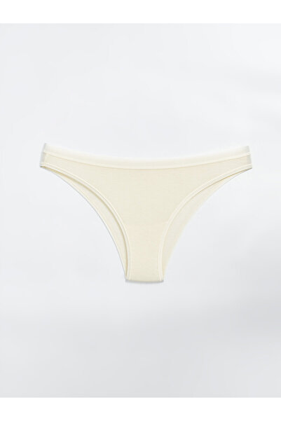 LC Waikiki Chiloți brasilieni uni de culoare crem