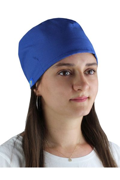 DrMia Jersey Doctor Nurse Hospital Medical Surgical Bonnet Blue