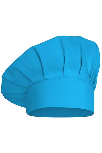 DrMia Chef Cap Chef Hat Mushroom Cap Alpaca Fabric Unisex Turquoise