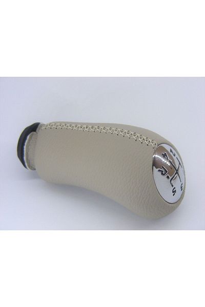 imza direksiyon kılıfı Renault Megane 2-3 / Fluence Beige (cream) Leather Gear Shift Knob (5 Speed)