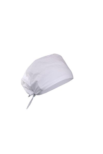 DrMia Dr Mia Unisex Doctor Nurse Cook Bonnet Surgical-OP Cap White