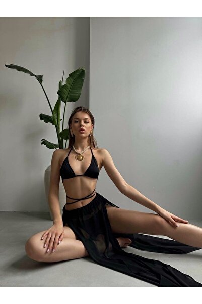 DESS DESIGN Khaı Double Slıt Pareo ( Çift Yırtmaçlı Pareo )