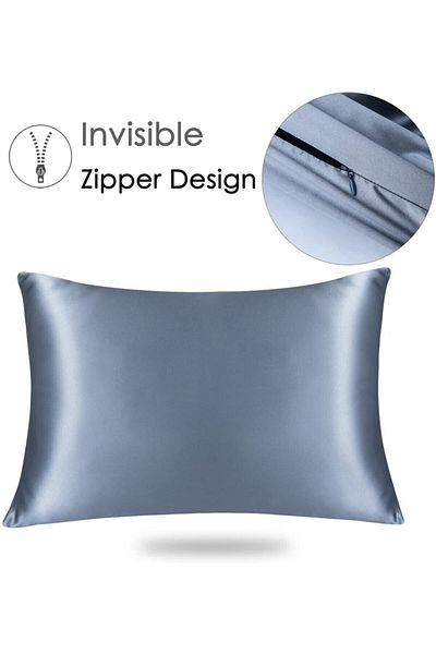 Tinybabyconcept 100% Satin Matase 50x70 Cm 2 Piese Fete De Perna Culoare Albastru