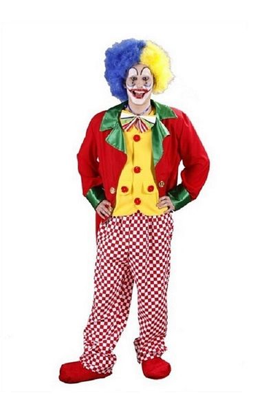 tahtakale marketi Clown Costume with Jacket Adult Luxury Clown Suit Outfit